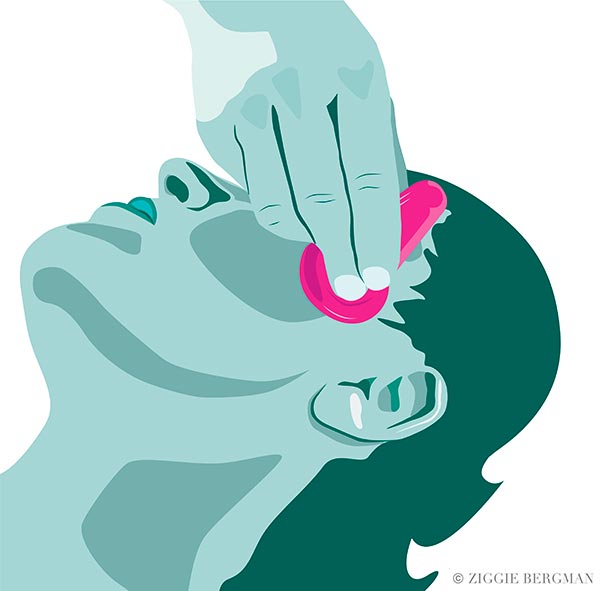 Image showing Facial Cupping